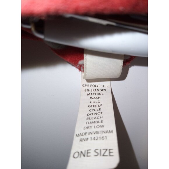 Lula Roe Women's Red Pink Pair of Leggings One Size - Picture 11 of 11